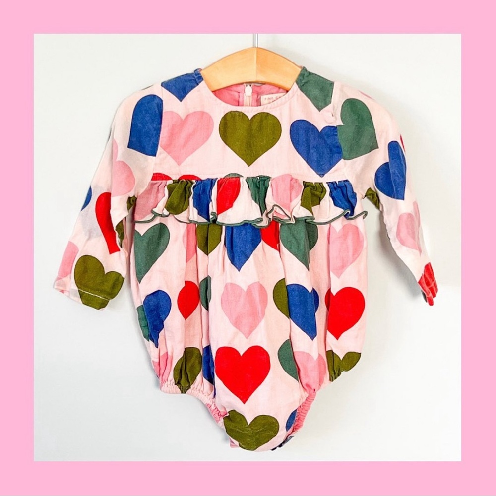 Pink Chicken Bubble Romper